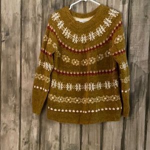 Sonoma large sweater mustard yellow